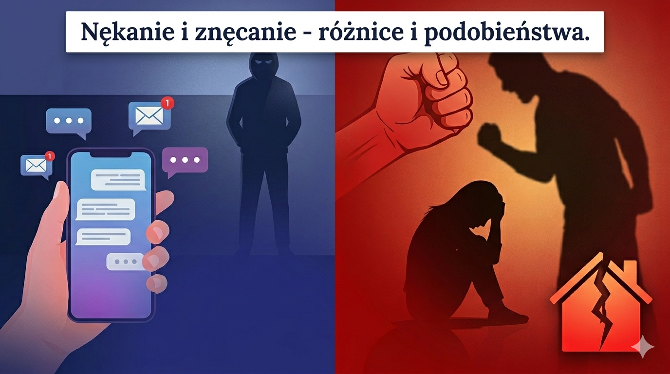 Nękanie i znęcanie - różnice i podobieństwa